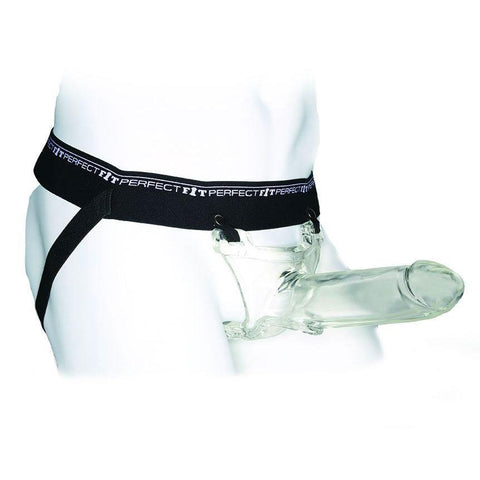 PerfectFit Zoro Knight 6 Inch Hollow Silicone Clear Strap-on - Scantilyclad.co.uk 