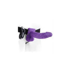 Fetish Fantasy Series 7 Inch Vibrating Hollow Strap On Purple - Scantilyclad.co.uk 