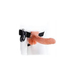 Fetish Fantasy Series 7 Inch Vibrating Hollow Strap On Flesh - Scantilyclad.co.uk 