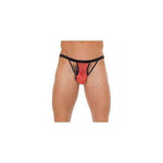 Mens Black G-String With Red Pouch - Scantilyclad.co.uk 