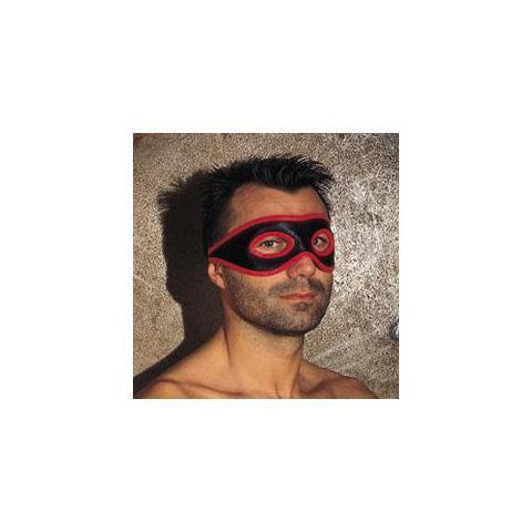 Red And Black Leather Mask - Scantilyclad.co.uk 