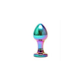 Sensual Multi Coloured Glass Melany Anal Dildo - Scantilyclad.co.uk 