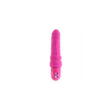 Power Stud Curvy Vibrator Waterproof Pink 6.75 Inch - Scantilyclad.co.uk 