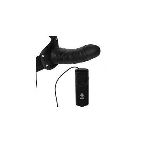 Deluxe Vibro Erection Assist Hollow Silicone Strap On - Scantilyclad.co.uk 